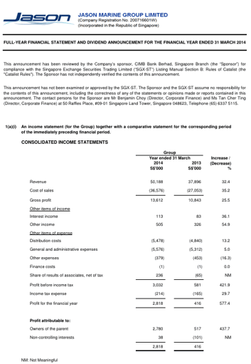 FY14 Results Presentation